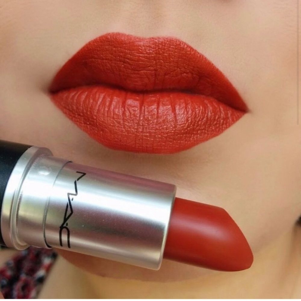 NEW! MAC Matte Lipstick in Chili. Best Seller!